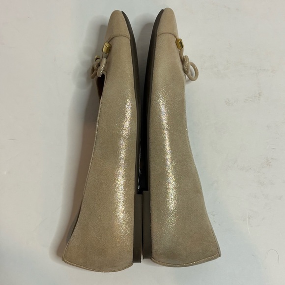 Vionic Klara Shimmer Gold Bow Flats 7.5 - Picture 5 of 9